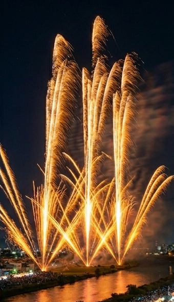 虎 (水中/水上花火) (Water fireworks)